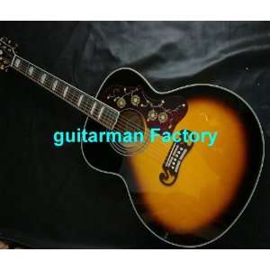  selling new sj200 acoustic guitar honey sunburst factory 