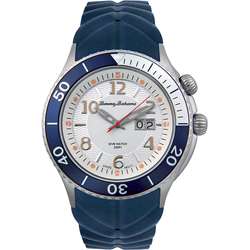 Tommy Bahama Mens Blue Dive Rubber Watch  
