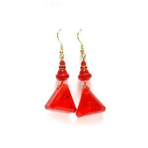  GameScience Dice Earrings   Arcane Ruby, d5 Toys & Games