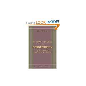 Le développement de la constitution et de la société politique en 