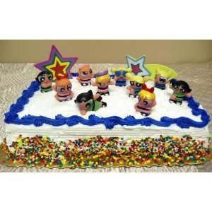  Powerpuff Girls 12 Piece Birthday Cake Topper Featuring 10 PowerPuff 