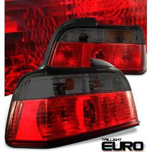  Bmw 1992 1998 3 Series   E36 Red/Smoke Taillight Red/Clear 