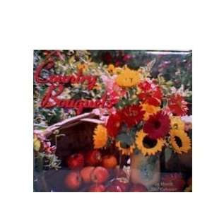   Country Bouquets 16 Month 2007 Large Wall Calendar