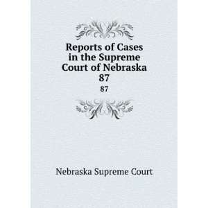   in the Supreme Court of Nebraska. 87 Nebraska Supreme Court Books