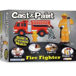    Skullduggery Cast and Paint Fire Fighter Casting Kit Toys & Games