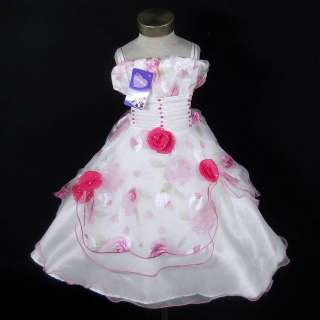 New Toddler Wedding Flower Girl Dress SZ 18M 24M @  