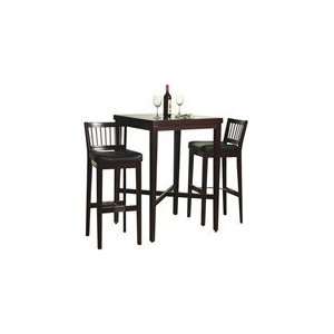  Homestyles Cherry Solid Wood Pub Table Set