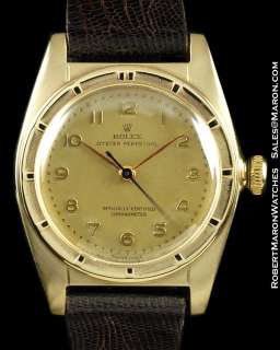 ROLEX VINTAGE BUBBLE BACK 5015 14K AUTOMATIC  