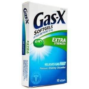  Gas X  Extra Strength, 10 softgels