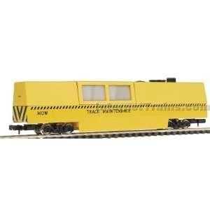   Scale Track Cleaning Car   Maintenance of Way Yellow Toys & Games