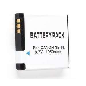   Ion Battery NB 8L NB8L For Canon A3000 IS & A3100 IS