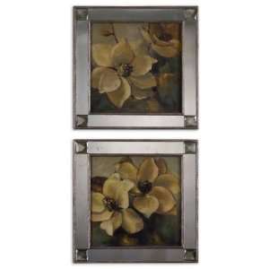  Uttermost 24.3 Inch Magnolias After The Rain I Ii Set/2 