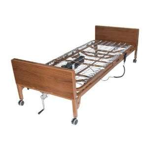  Drive Medical Ultra Light Semi Electric Bed in Brown 