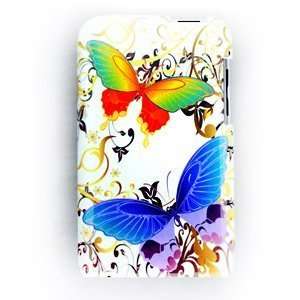  Plastic ProGuard Case (Rainbow Butterfly) for Apple iPod 