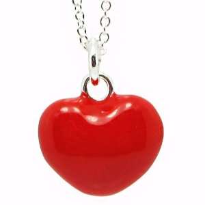  Fashion Jewelry Red Heart Medallion Pendant (Easters Gift 