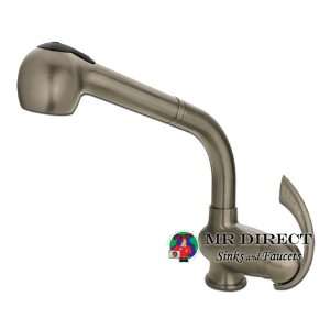  Brushed Nickel Kitchen Faucet with Pull Out Spray