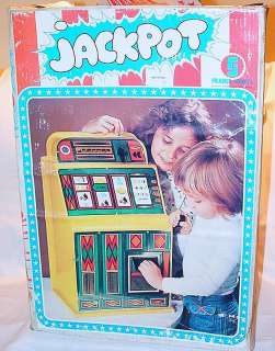 FJ France Jouets JACKPOT SLOT MACHINE Table Top Toy Model for fake 