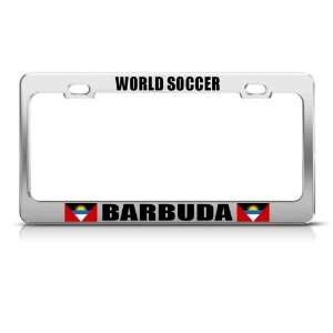  Antigua Barbuda Flag Sport Soccer license plate frame 