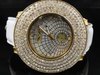 Mens New Jojo/Jojino/King Master Genuine Diamond Watch+4 Row Custom 