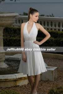 Cheap Halter Short Bridal Gown/Wedding Dresses Discount  