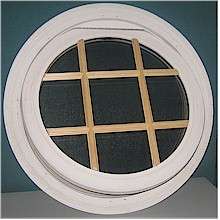 NU ENGLANDER 36 Round Venting Decorative Window  