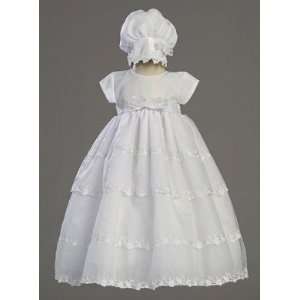  Heidi Embroidered Organza Baptism/Christening Gown Baby