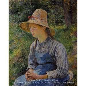  Young Peasant Girl Wearing a Hat