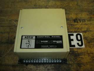 Asco Transfer Switch Control Panel 120v 60hz ID4800  