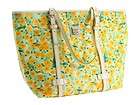198 Dooney & Bourke Petunia East/West Shopper Handbag Yellow Petunia 