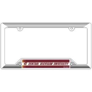  CENTRAL MICHIGAN CHIPPEWAS OFFICIAL LOGO LICENSE PLATE 