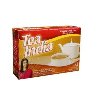 Tea India Masala Chai Tea, 72 Tagless Tea Bags, 5.8 Ounce Boxes (Pack 