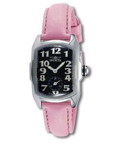 Invicta Womens Baby Lupah Pink Leather Watch  