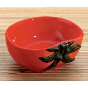  Tomato Ceramic Dip Bowl Set Of 2 by Home Gourmet Kitchen 
