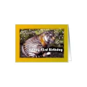   ~ Age Specific 43rd ~ Fractalius Bengal Tiger Art Card Toys & Games