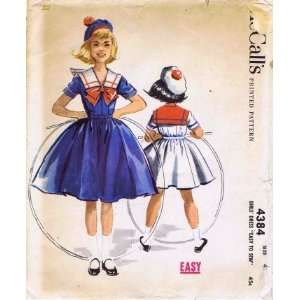   Pattern Girls Sailor Nautical Dress Size 4 Arts, Crafts & Sewing
