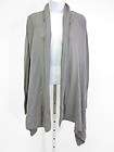   MAX AZRIA Gray Long Sleeve Open Front Drape Cardigan Sweater Sz M / L