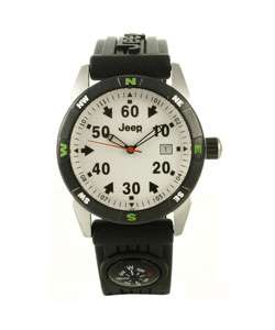 Jeep Mens Outdoor White Dial Watch  