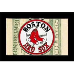 Boston Red Sox Enameled Pewter Money Clip/Card Holder   MLB Baseball 