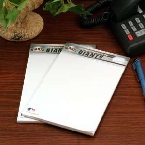  San Francisco Giants Two Pack 5 x 8 Team Logo Notepads 
