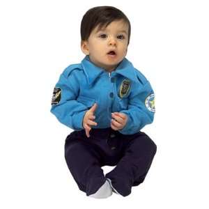  Super Deluxe Police Officer Romper Infant 6/12 Months Halloween 