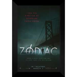  Zodiac 27x40 FRAMED Movie Poster   Style C   2007