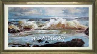 Original OIL PAINTING ART  Landscape seascape ON CANVAS 30x50