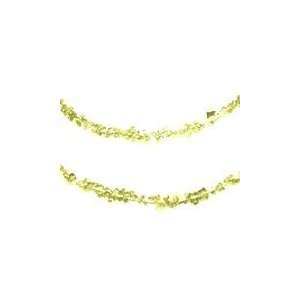    Gold Glitter Christmas Decorative Iced Rope Garland
