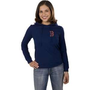 Boston Red Sox Womens T2 Hooded Long Sleeve Tee  Sports 