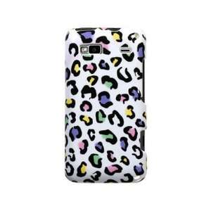 Plastic Design Protective Phone Cover Case Colorful Leopard For T 