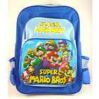 Super Mario Brothers Blue Cosmetic Case Pencil Bag FREE SHIP items in 