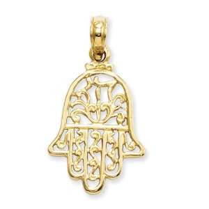  14k Gold Chamseh Pendant 0.73 gr. Jewelry