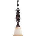 Pickford Mini pendant Distressed Bronze Finish with Brushed Wheat 