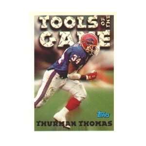  1994 Topps #201 Thurman Thomas Tools of the Game Sports 