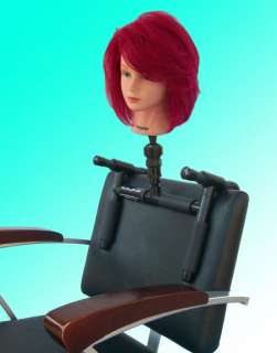 can also be used on most shampoo chairs to enable the user to practice 